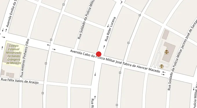 Mapa da localização