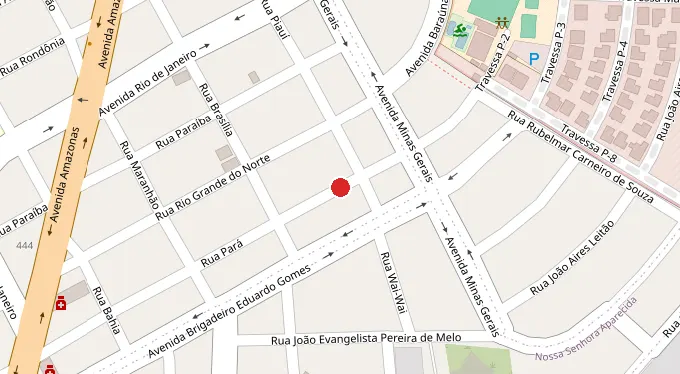 Mapa da localização