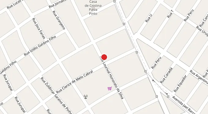 Mapa da localização