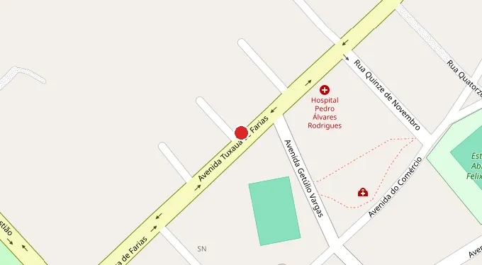 Mapa da localização