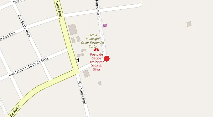 Mapa da localização